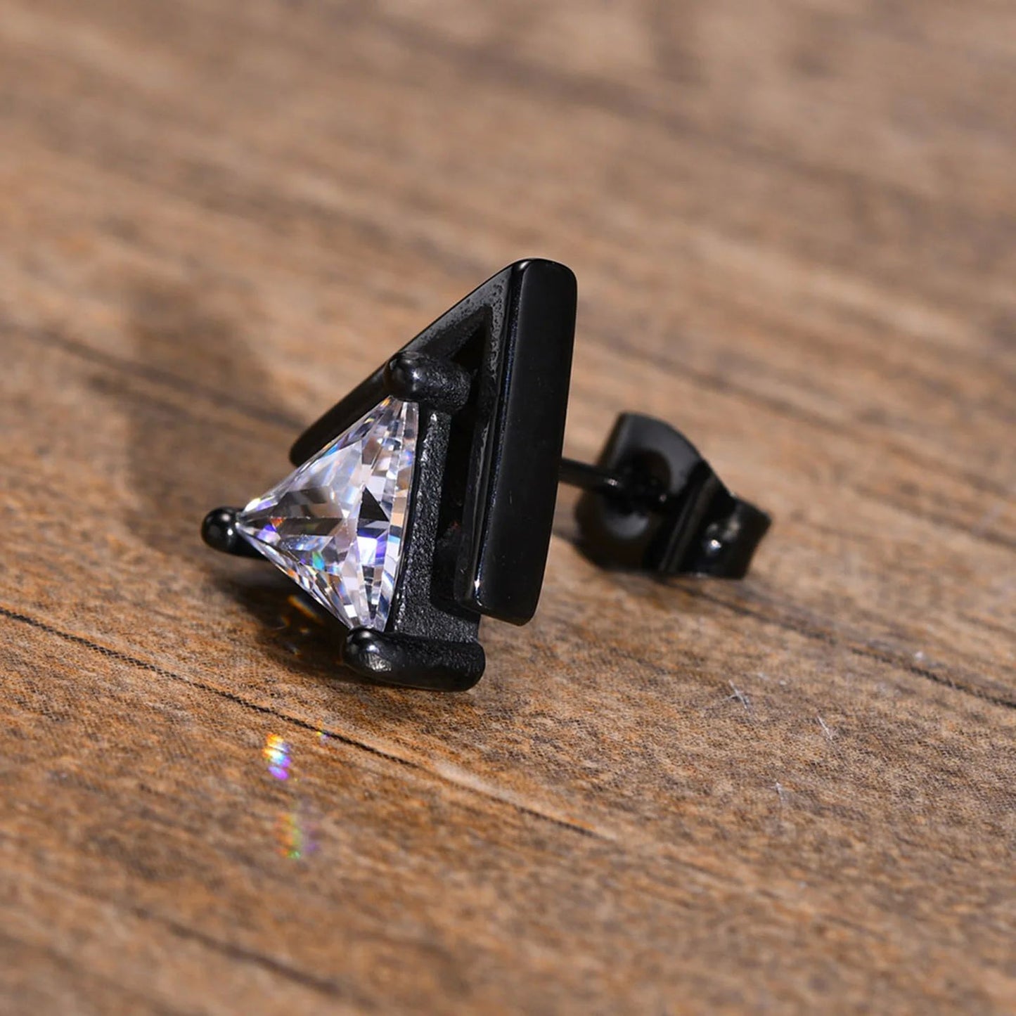 Men's Fashion Personalized Triangle Earrings