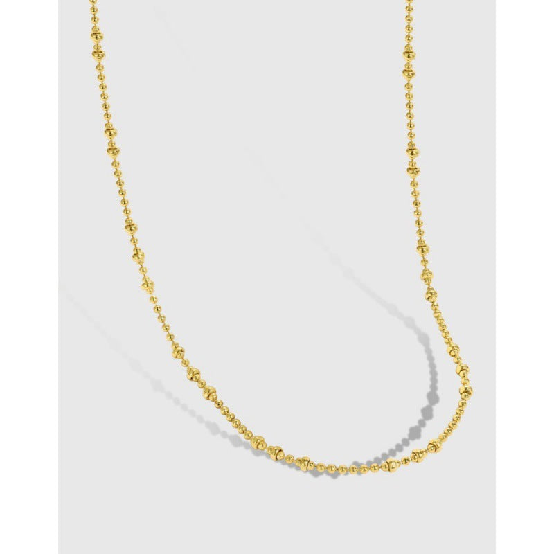 925 Sterling Silver Necklace For Women Choker Fashion Special-interest Design Sense Ornament