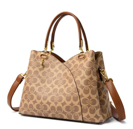 Bandolera de hombro Retro para mujer, bolso grande portátil para ir al trabajo