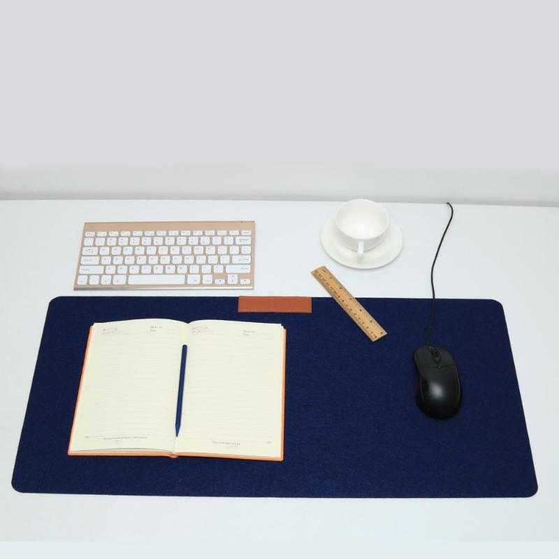 Grand tapis de souris absorbant la transpiration en feutre de bureau