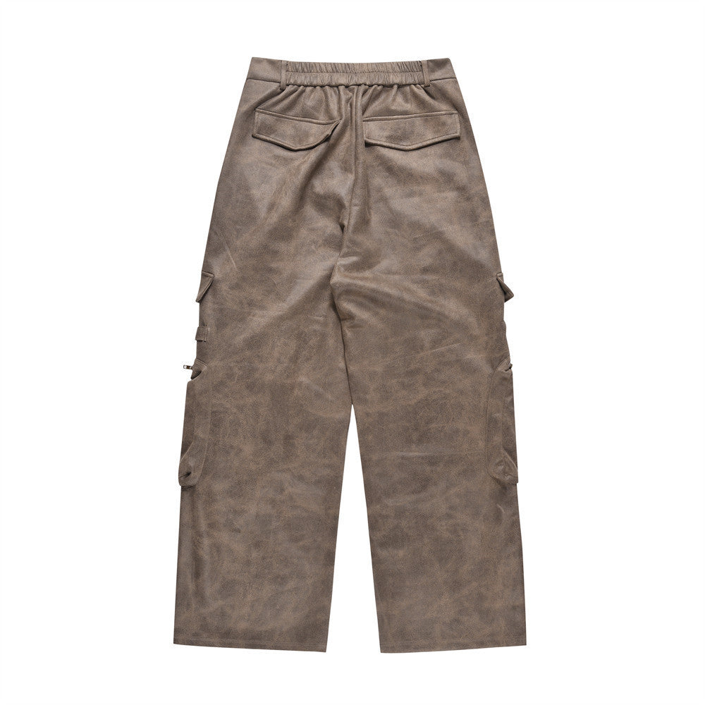 American Retro Mechanical Style Multi-pocket Cargo Pants