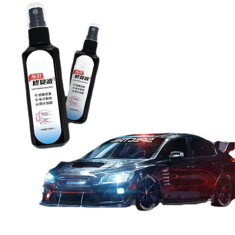 Líquido reparador de renovación de faros de coche