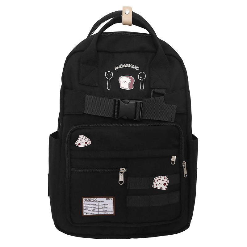 Cartable pour femmes, collégiens et collégiens, sac à dos de grande capacité, sac de voyage