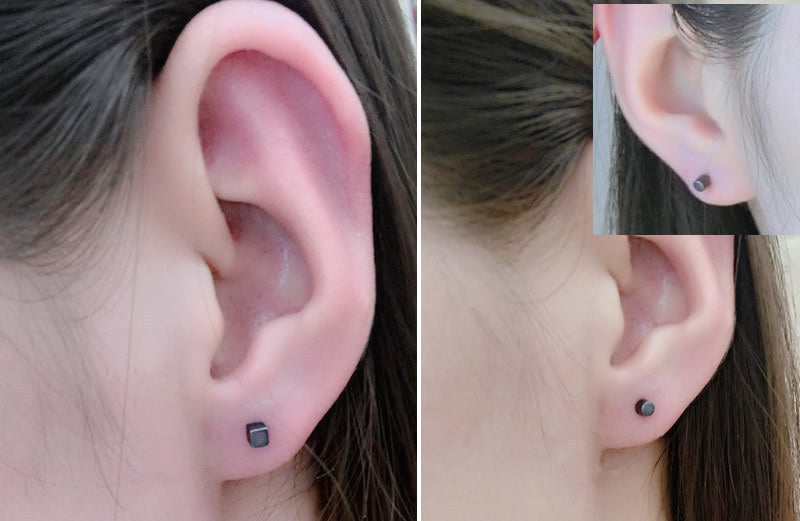 S925 Fashion Simple Round Mini Ear Studs