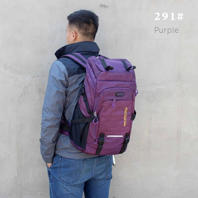 Mochila al aire libre del equipaje del viaje del hombro del doble de la capacidad grande 50L
