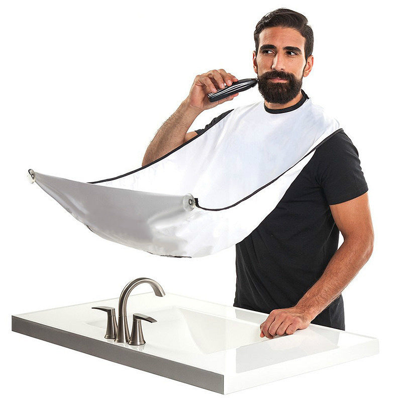 Hombre creativo pelo barba afeitado Catcher Delantal