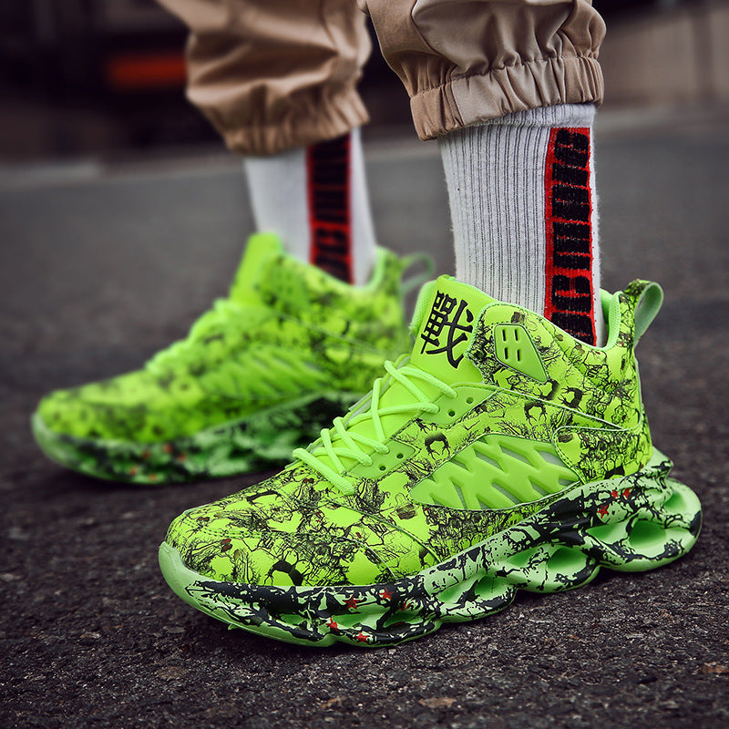 Chaussures anciennes à lame de sport et de loisirs de camouflage à la mode