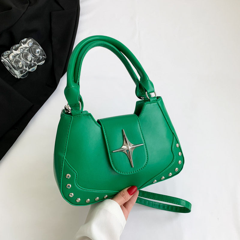 Women's Fashion Simple Casual Portable Messenger Bag