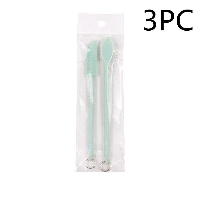 Spatule cosmétique en silicone Mini rétractable étendue