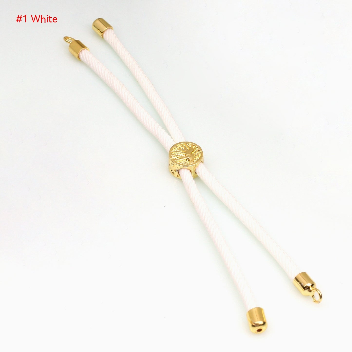 18K Bag Gold Buckle Color Retention 3MM Milan Bracelet Bracelet Adjustable Push-pull Semi-finished Product Accessories
