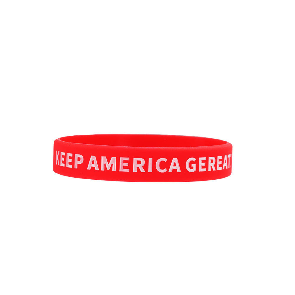 US Presidential Election Silicone Bracelet Fashion Sports Rubber Wrist Strap