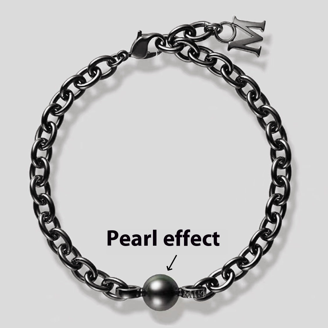 DIY Pearl Accessories Titanium Steel Empty Bracelet Holder
