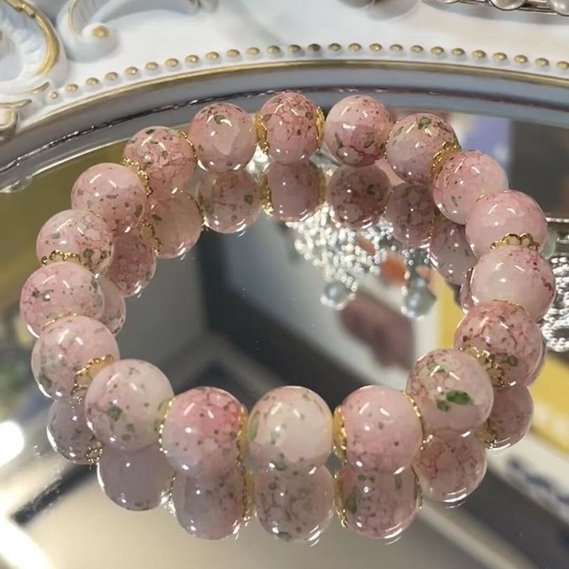 Spring Limit Colored Glazing Bead Bracelet