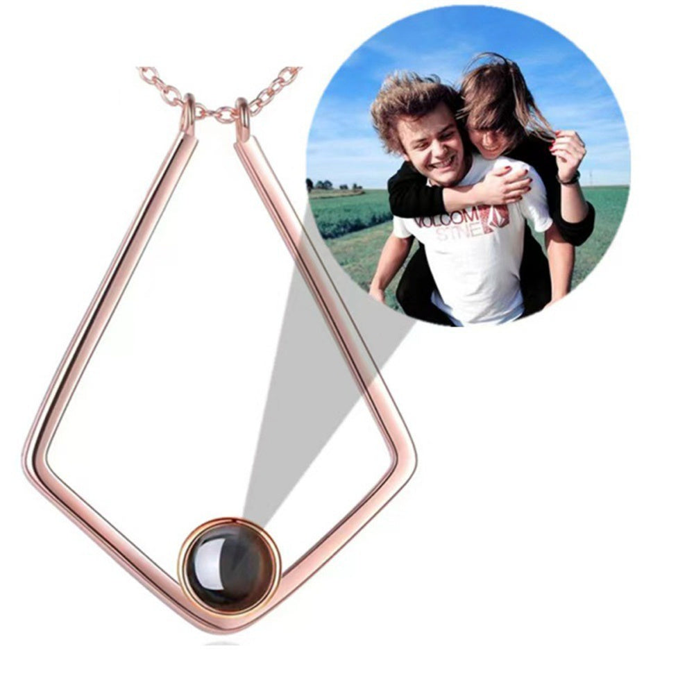 100 Languages Projection Necklace Personality