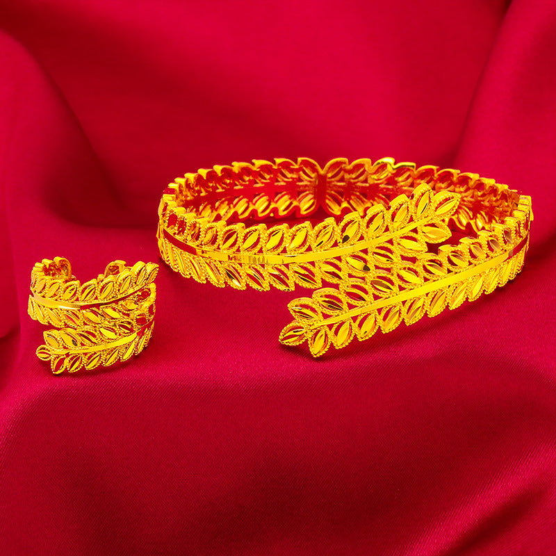 Peacock Ladies' Wheat Women's Ring Bangle Bracelet