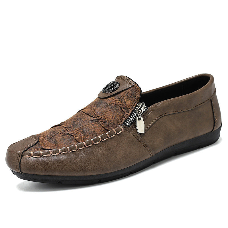 Chaussures paresseuses à enfiler quatre saisons à fond souple rétro