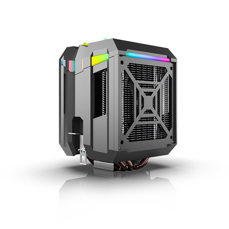 Tour d'ordinateur T400, refroidisseur de processeur ARGB, quatre tubes en cuivre