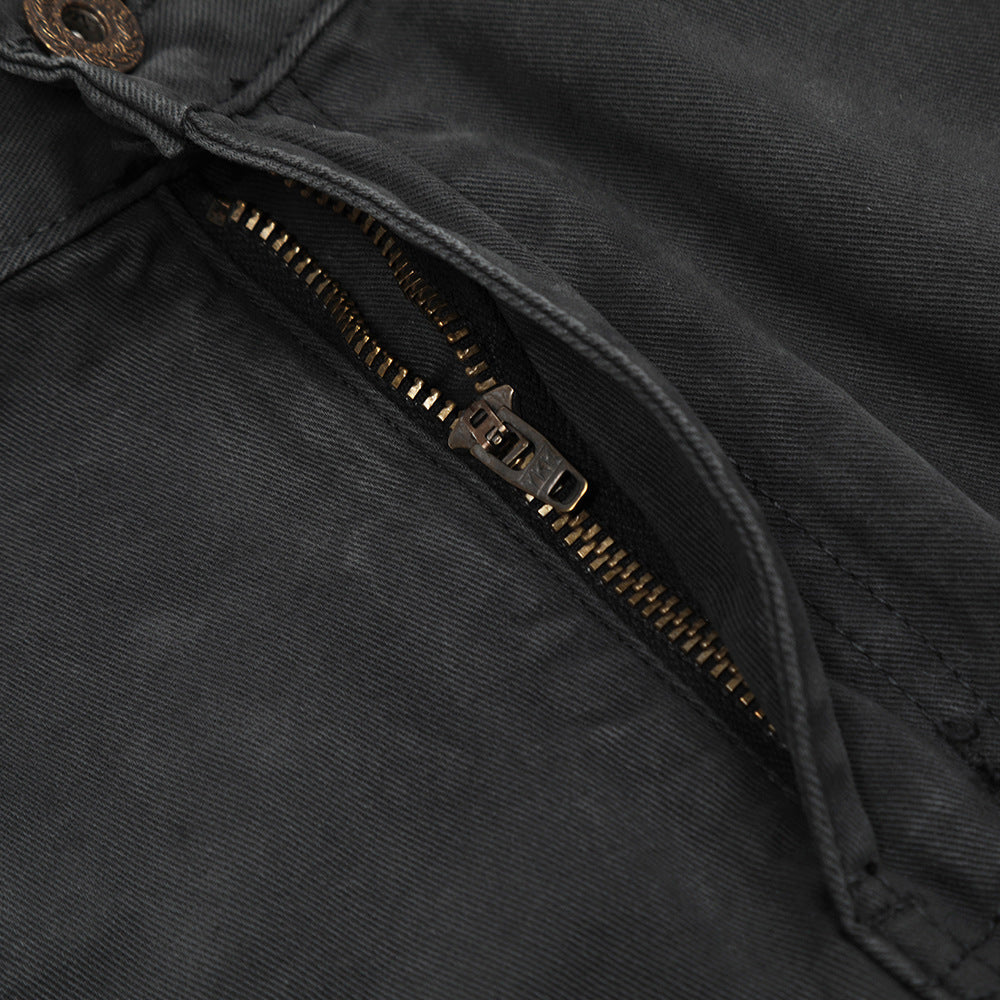 Men's Fashion Casual Straight Trousers Retro