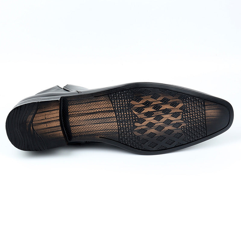 Bottines à bout carré pour hommes