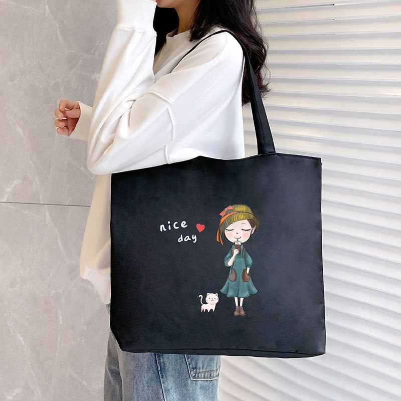 Sac en toile de grande capacité pour femmes