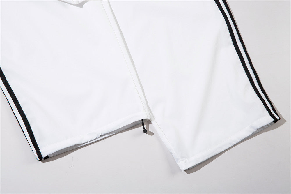 Men's Color Matching Three-bar Casual Pants