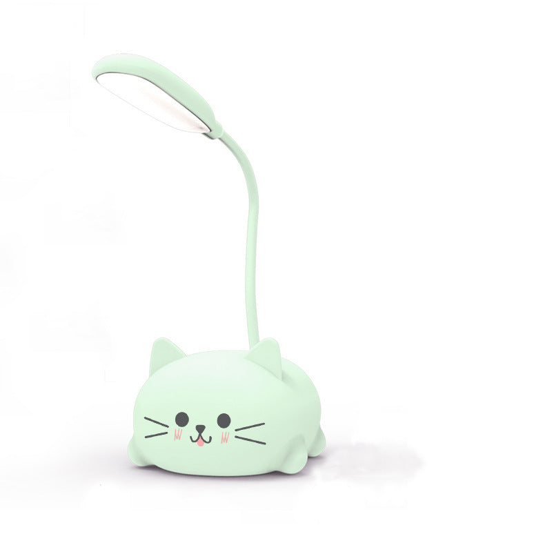 LED dessin animé mignon tuyau pour animaux de compagnie veilleuse pliante USB charge