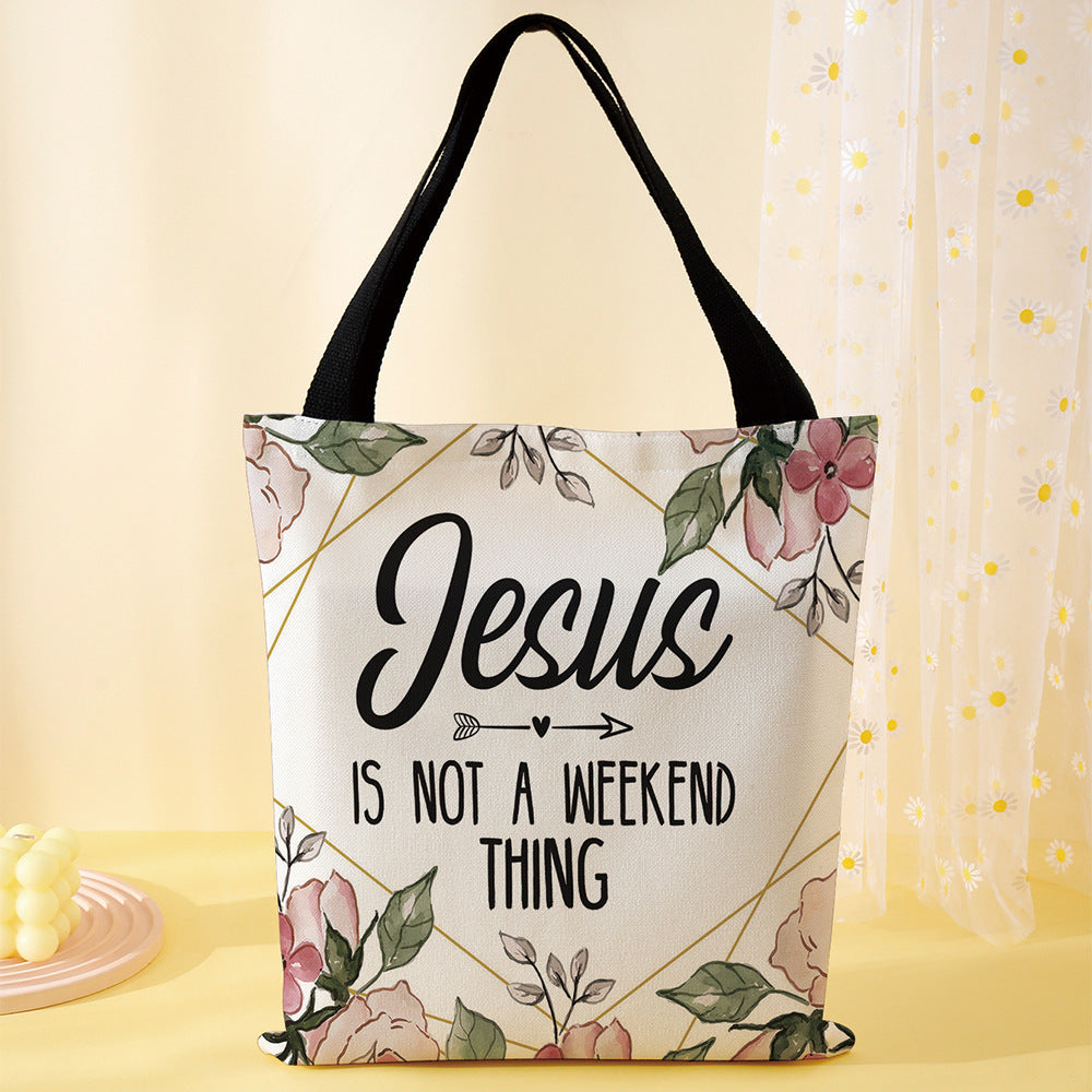Female Printed Canvas Handbag