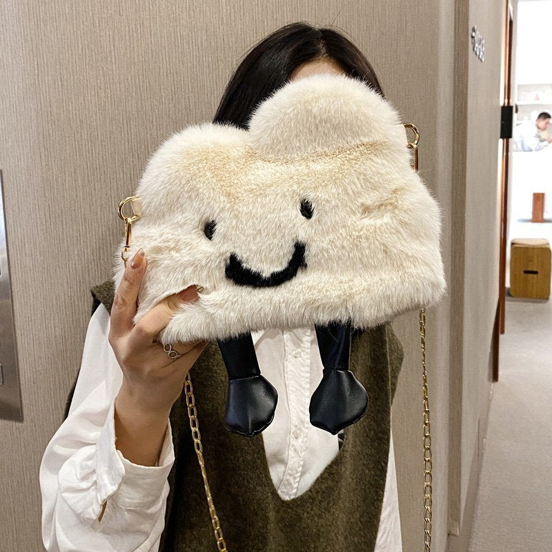 Women's Fashion Plush Cloud Shoulder Bag