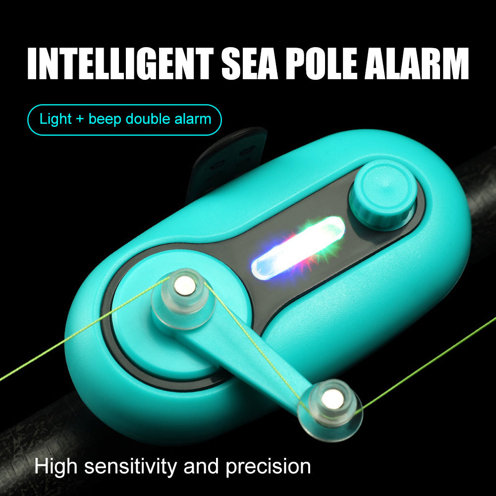 Alarme de morsure de poisson, Buzzer électronique, canne à pêche, indicateur lumineux LED fort, ligne de poisson, alerte d'équipement