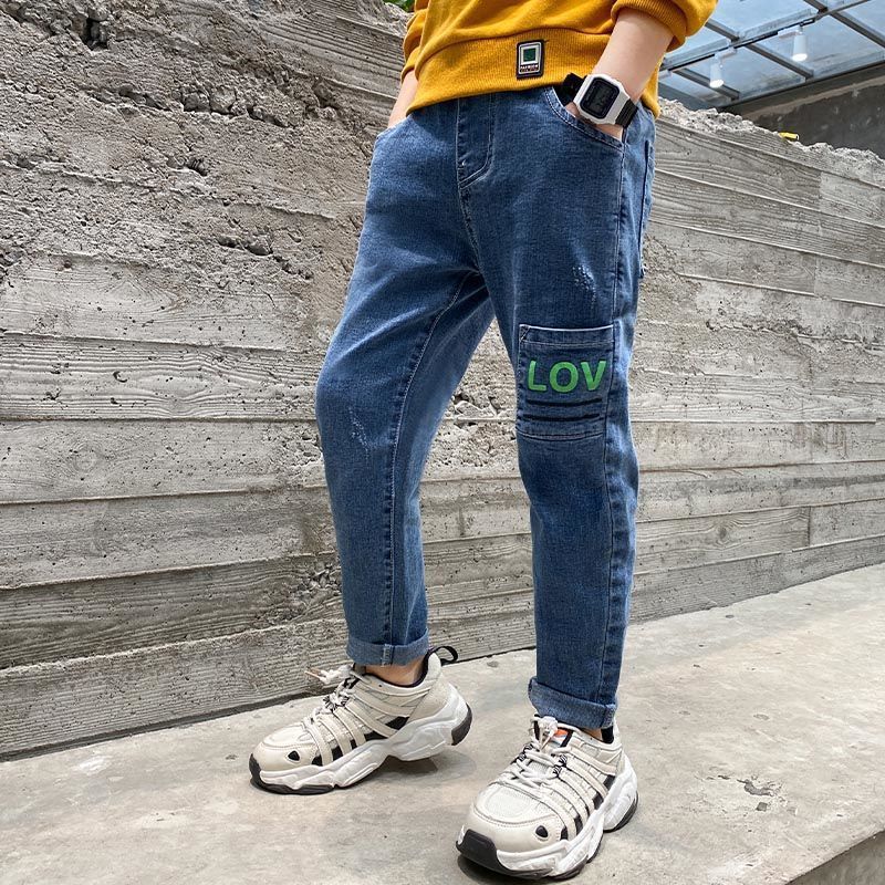 Pantalons exotiques pour enfants, coupe cintrée élastique, pour enfants d'âge moyen