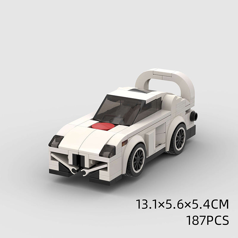 Jouets pour enfants, modèle de voiture de sport et blocs de construction à petites particules, jouets éducatifs MOC