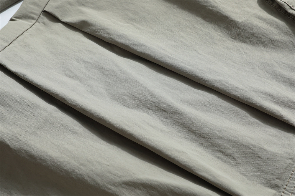 Men's Pleated Loose Outdoor Sports Drawstring Trousers