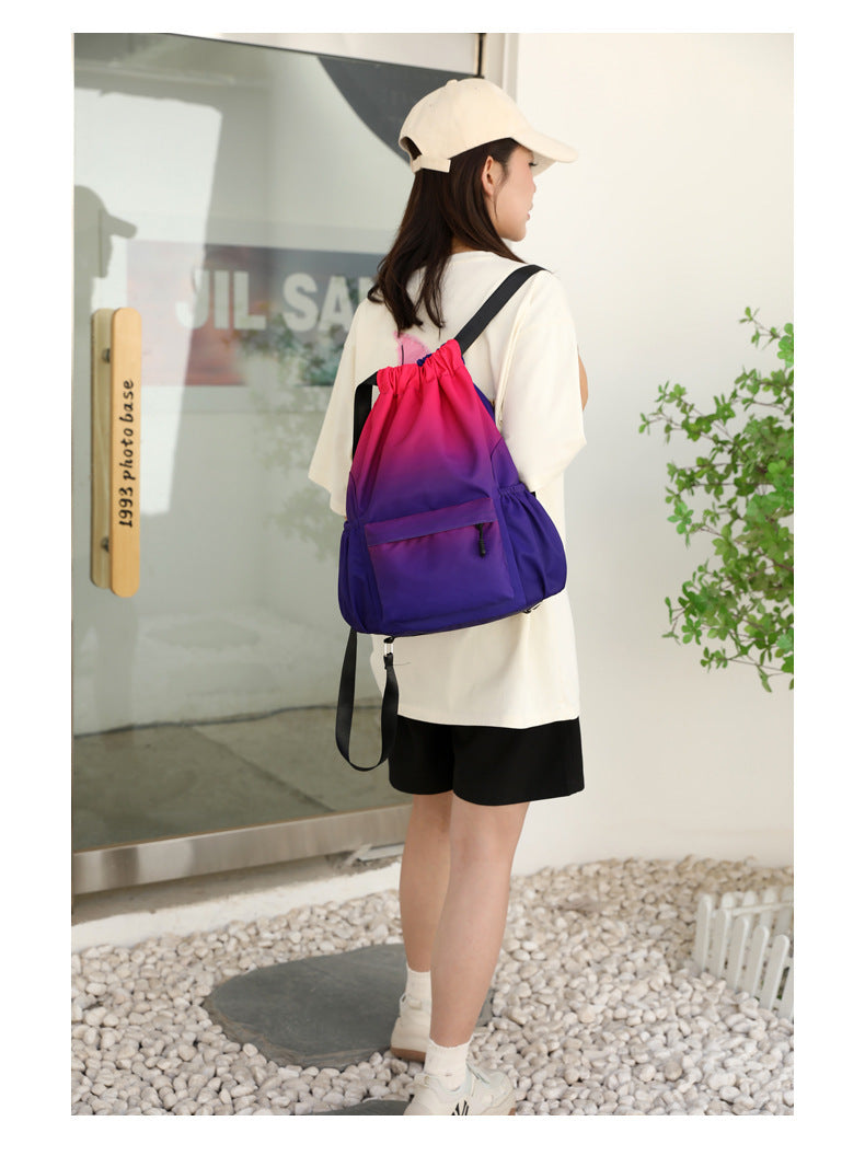 Mochila de tela Oxford Mochila de viaje para hombres y mujeres Baloncesto Fitness Ocio