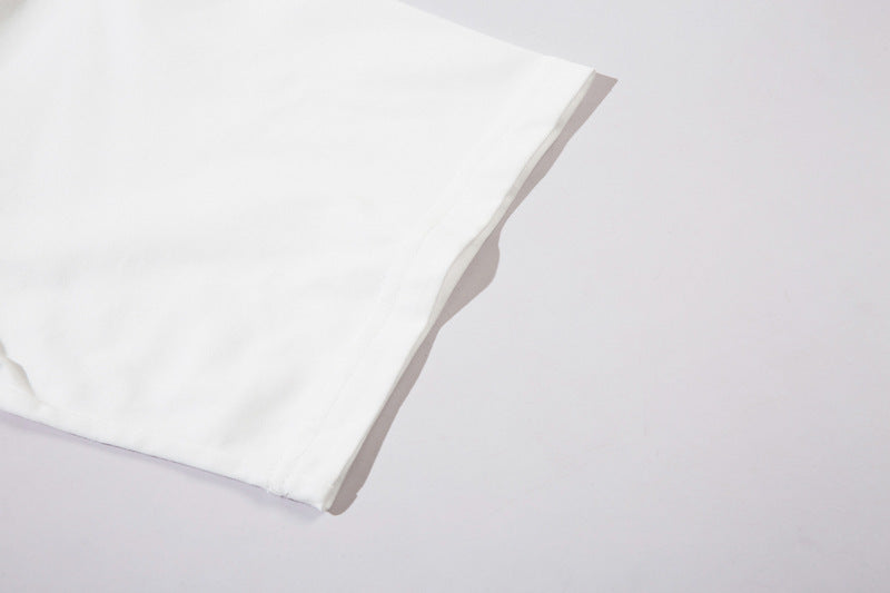 Fashion Letter Print Short-sleeve T-shirt Men