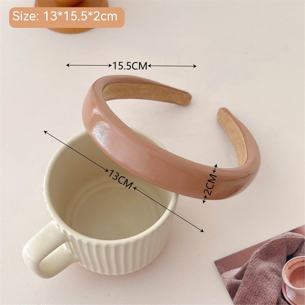 Milk Tea Coffee Color Series Headband Fashion