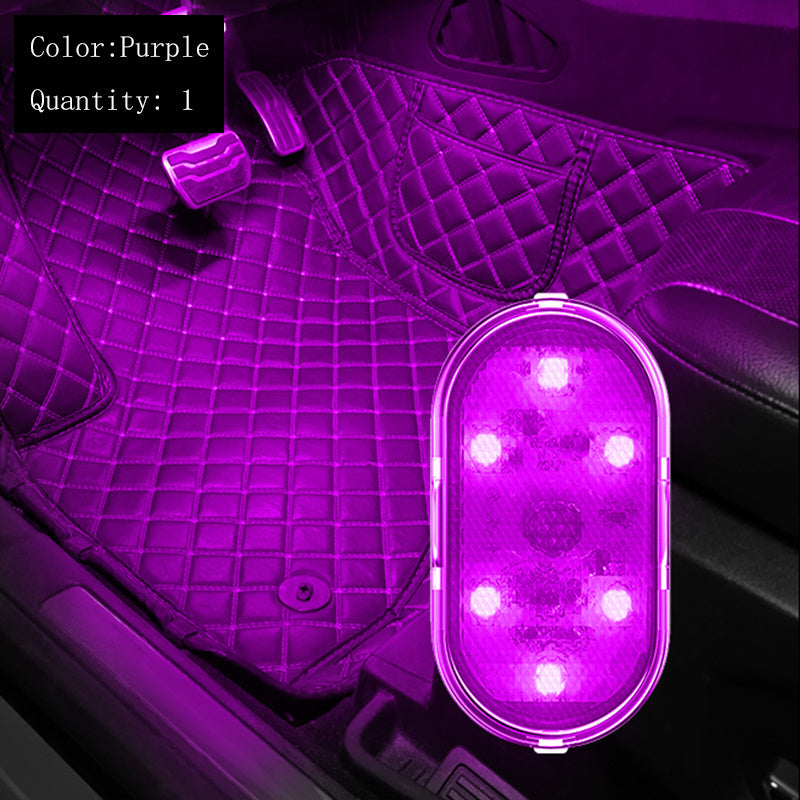 Lampe à capteur tactile sans câblage, libre de coller l'éclairage d'ambiance intégré