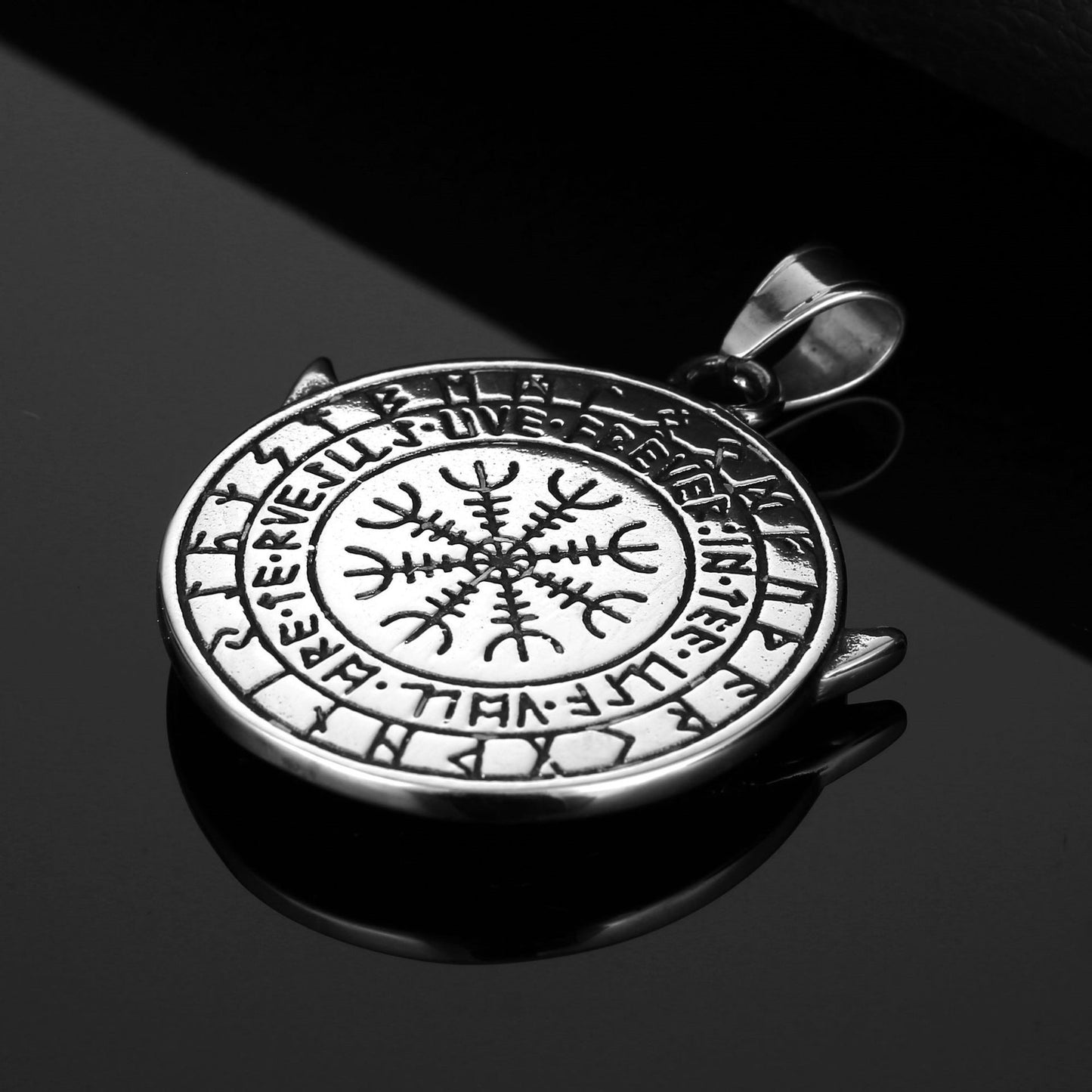 Collier en acier titane pour hommes de mode Hip Hop