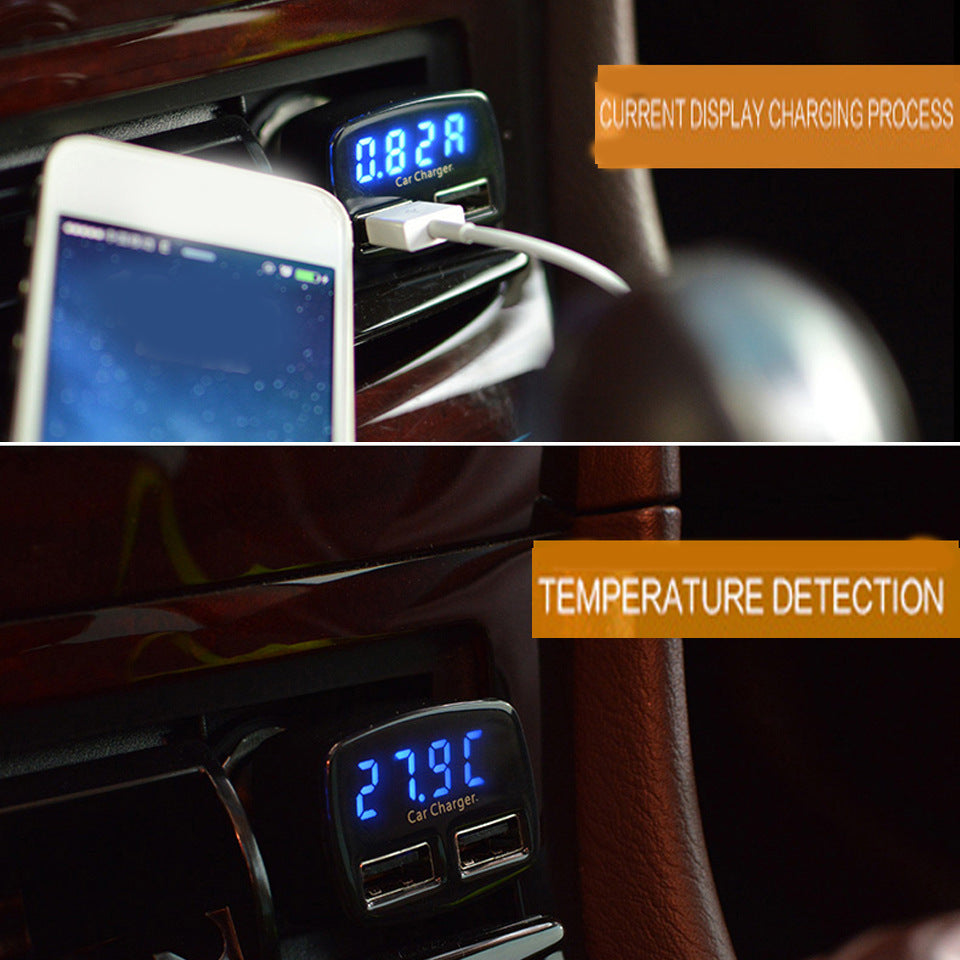 Identificación inteligente de la pantalla del cargador de coche