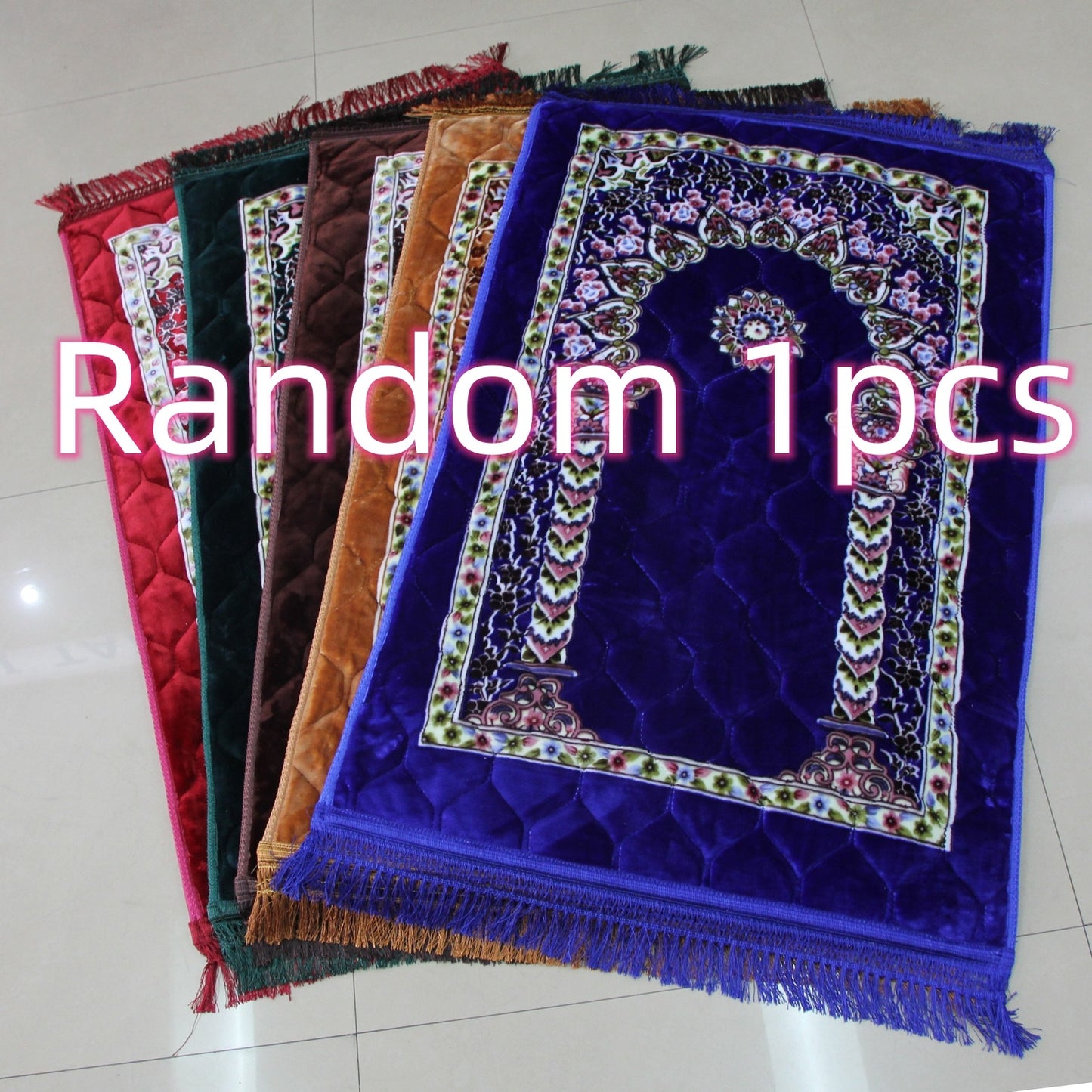 Alfombras de oración acolchadas musulmanas, esteras de peregrinación, alfombras de mezquita, esteras de oración de peregrinación islámica