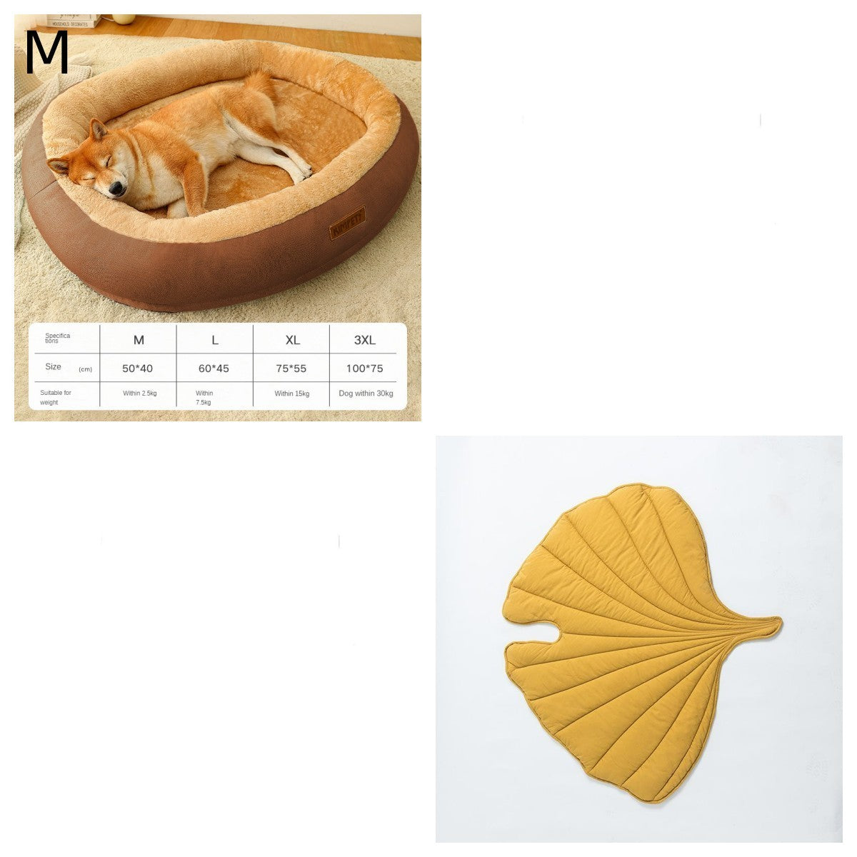 Lit pour chien amovible et lavable, lit chaud pour chat pour dormir