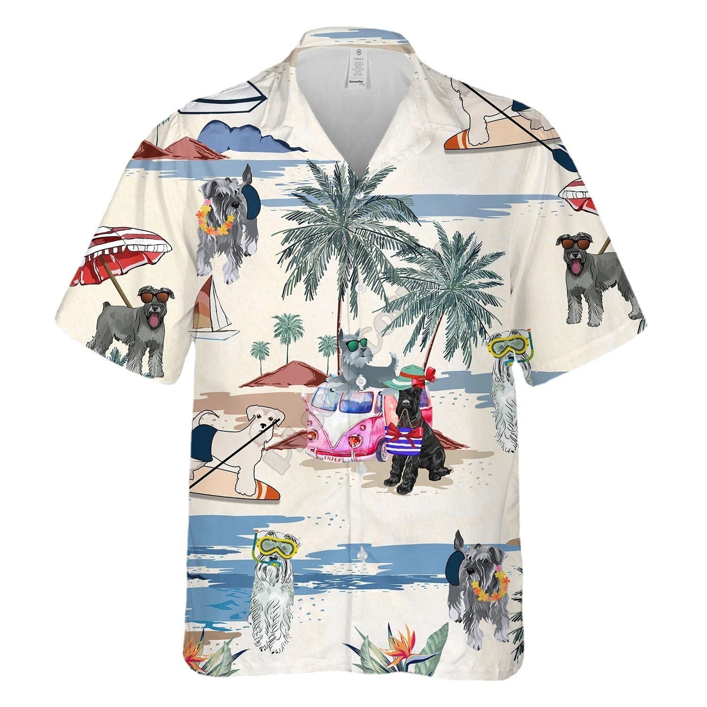 Men's Short Sleeve Loose Lapels Cardigan Top