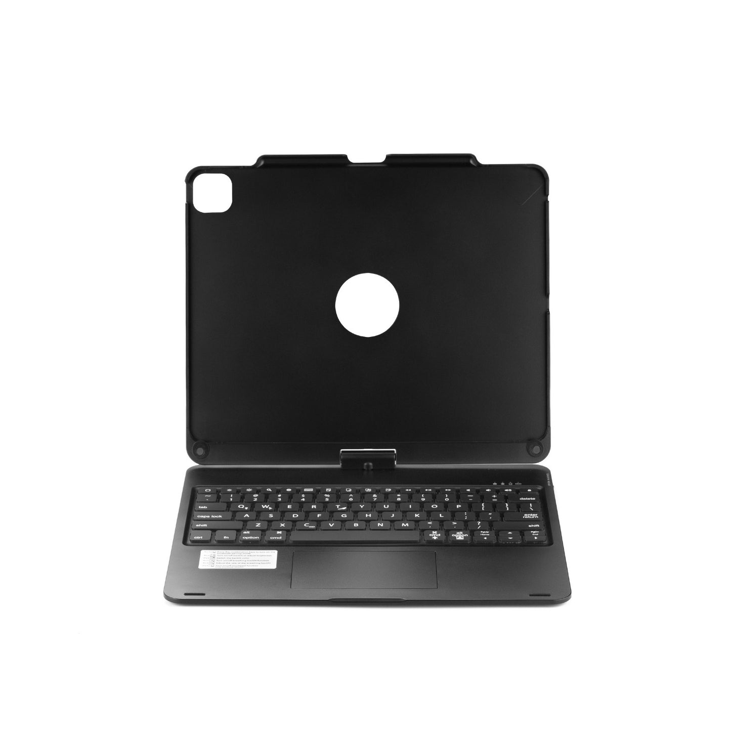 Compatible avec Apple, clavier tactile Bluetooth rotatif avec rétroéclairage