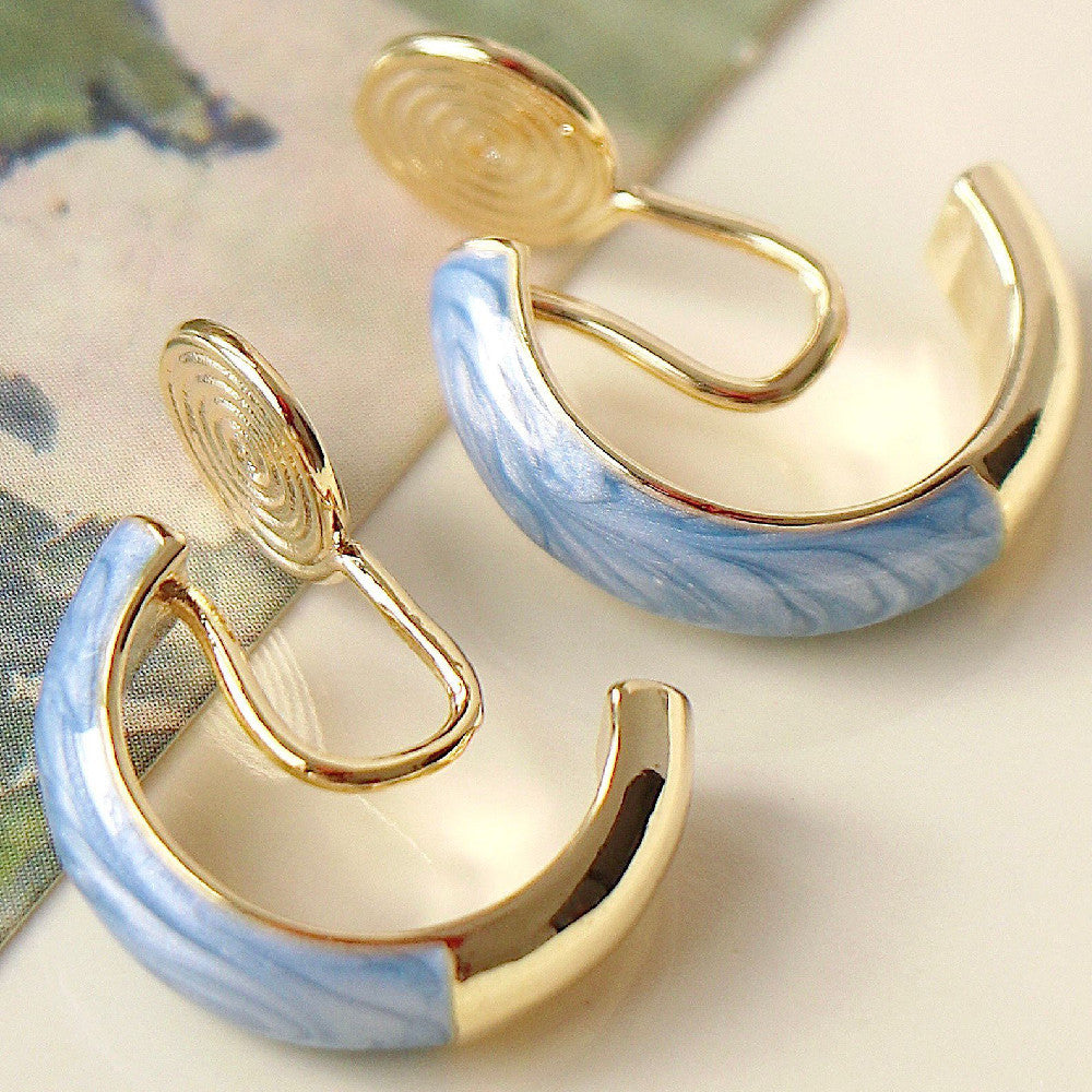 Handmade Long Floral Ear Clip