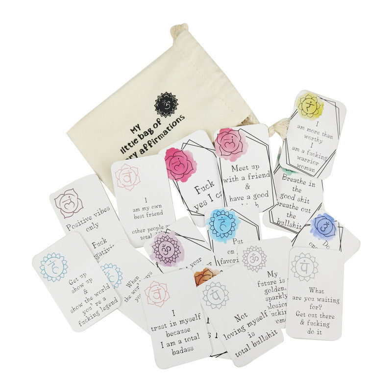 Carte d'affirmation drôle, 16 pièces, carte-cadeau, carte d'affirmation quotidienne