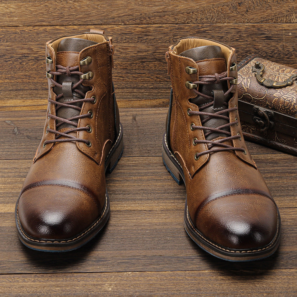 Bottes Dr Martens montantes à la mode pour hommes