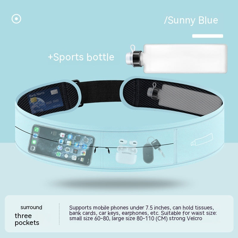 Bolso multifuncional invisible de la cintura del bolso del teléfono móvil que corre