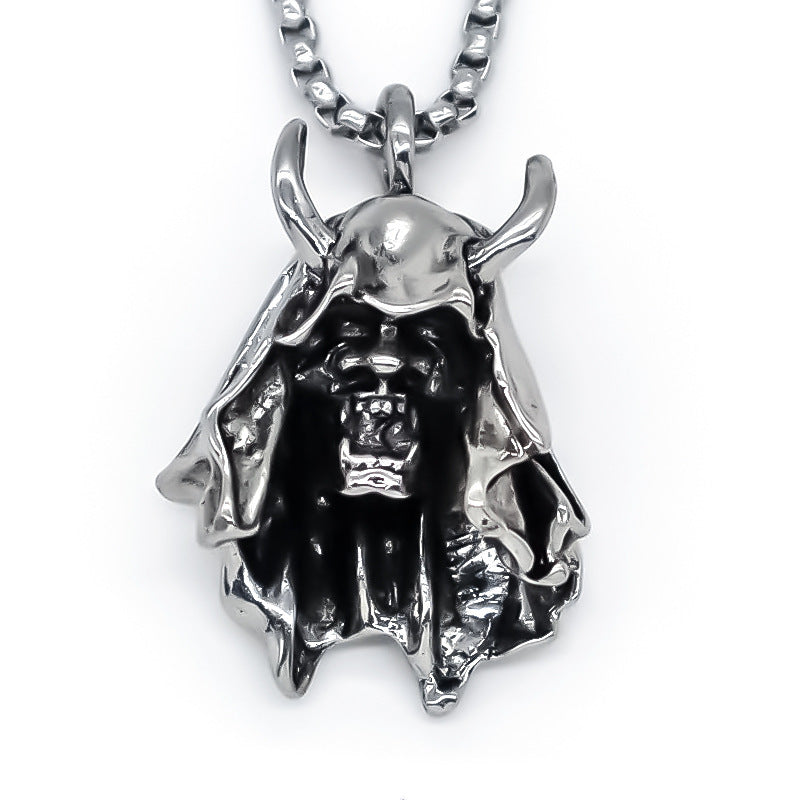 Nuevo Colgante de diablo de estilo oscuro, collar con adornos colgantes creativos