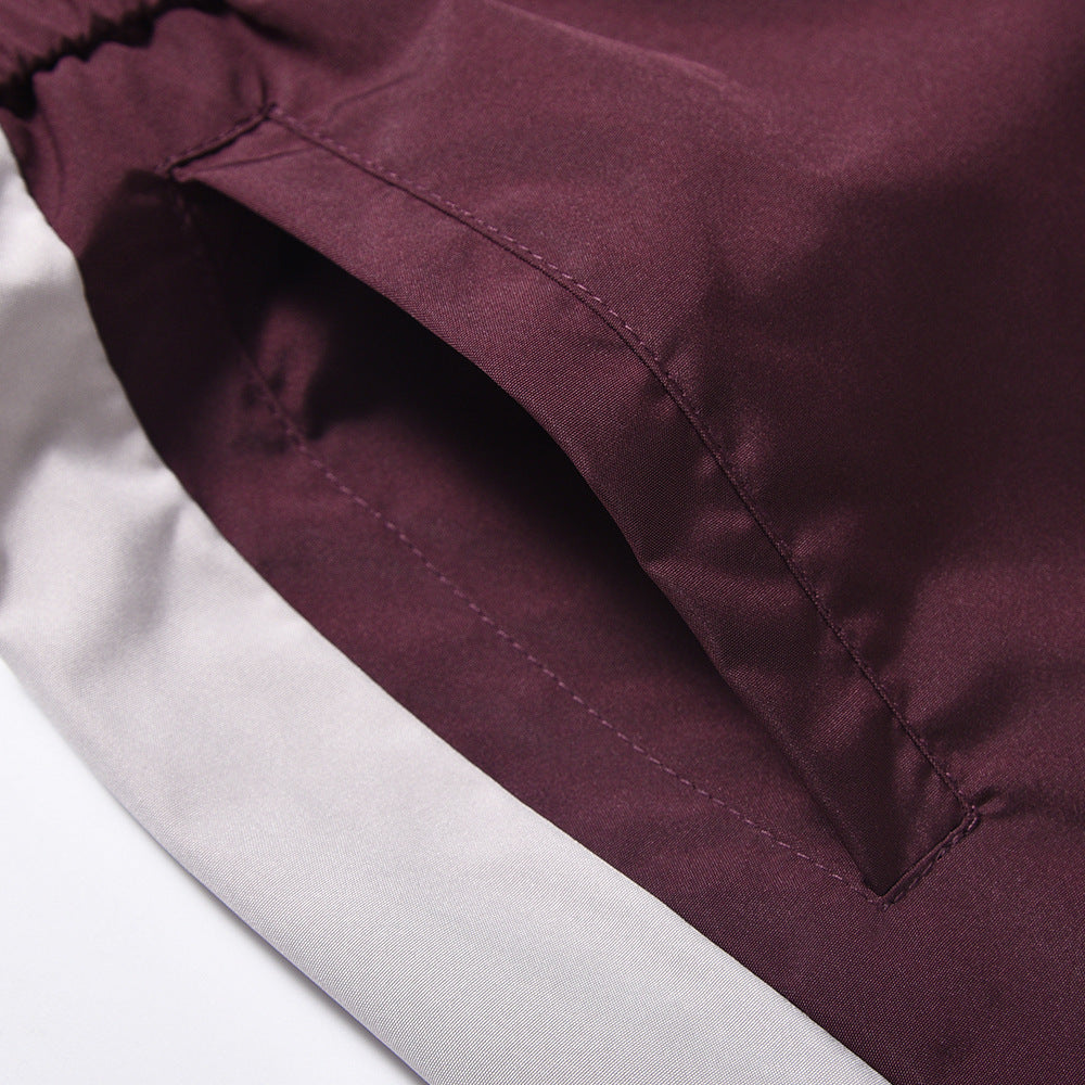 Men's Loose Side Stitching Contrast Color Casual Pants