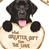 Colgante de llavero acrílico Love Dog