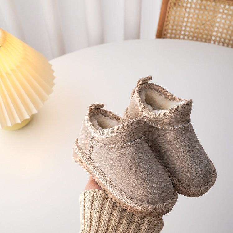 Bottes de neige basses pour enfants à la mode